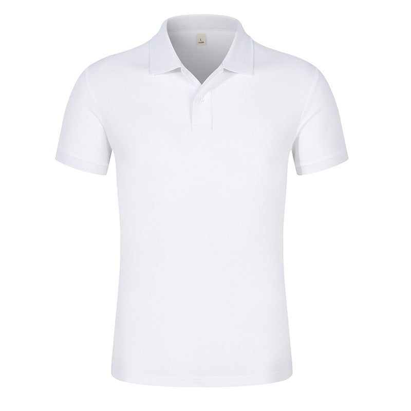 Men&#039;s Piqué Cotton Polo Shirt Men&#039;s Summer Men&#039;s T-shirt Solid Color Short-sleeved T-shirt